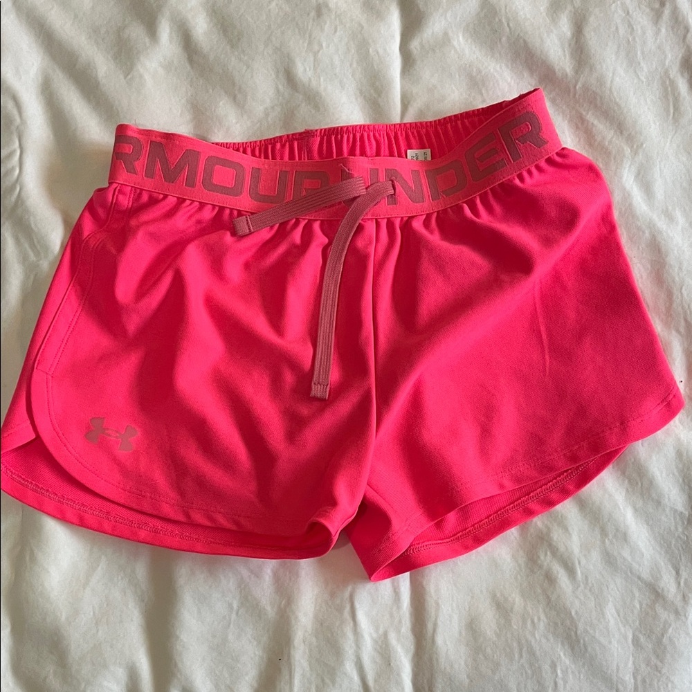 Under Armour Women's Vibrant Pink Athletic Shorts